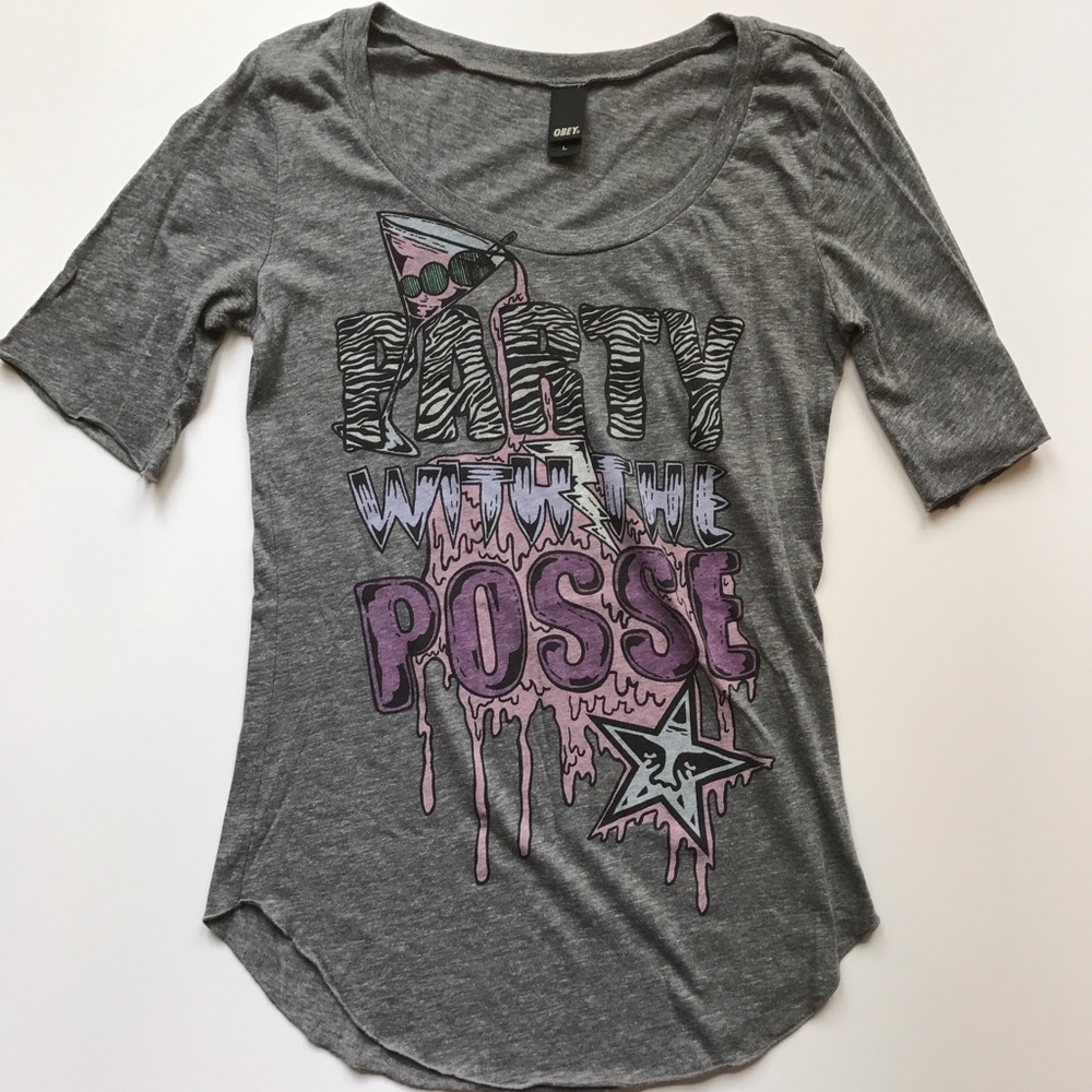 OBEY posse tee